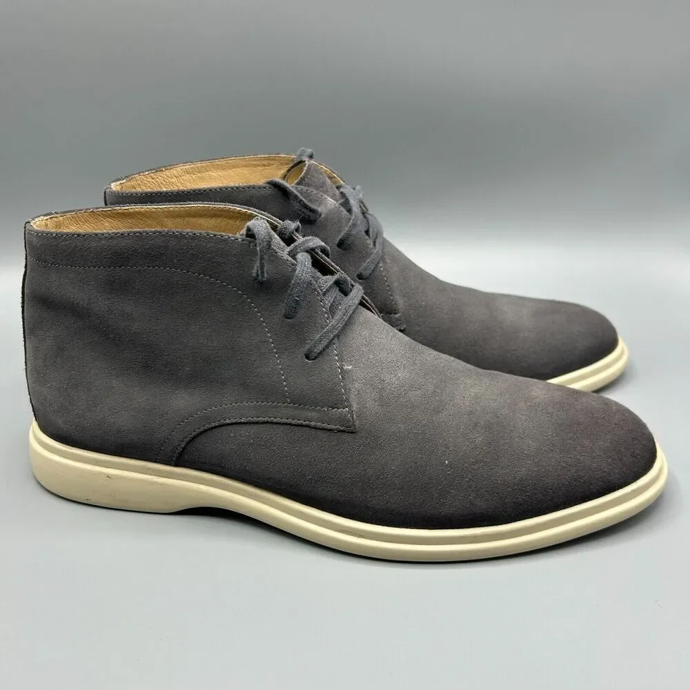 Nordstrom 1901 Leather Chukka Lace up Boot Gray Mens Size 11